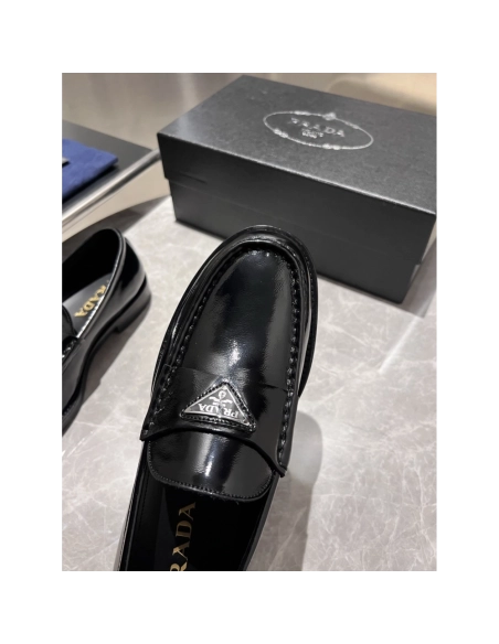 Prada leather shoes 014,PRADA SNEAKERS,Luxury Shoes