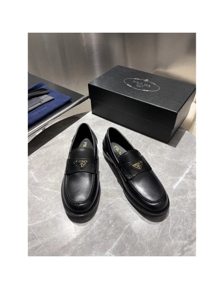 Prada leather shoes 018,PRADA SNEAKERS,Luxury Shoes
