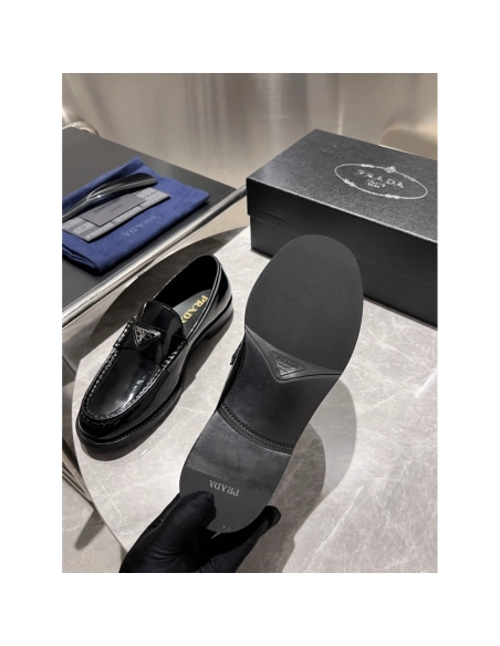 Prada leather shoes 014,PRADA SNEAKERS,Luxury Shoes