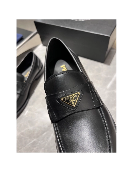 Prada leather shoes 018,PRADA SNEAKERS,Luxury Shoes