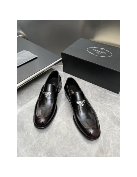Prada leather shoes 020,PRADA SNEAKERS,Luxury Shoes