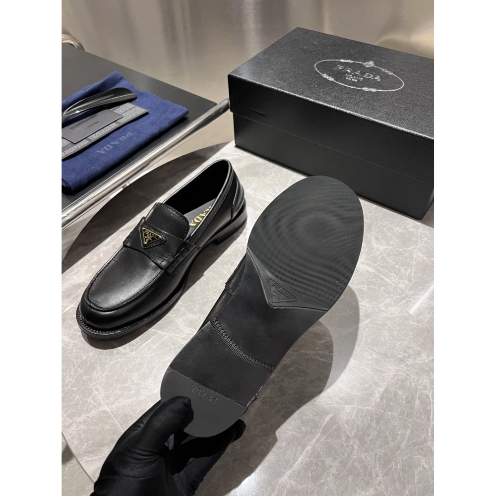Prada leather shoes 018,PRADA SNEAKERS,Luxury Shoes