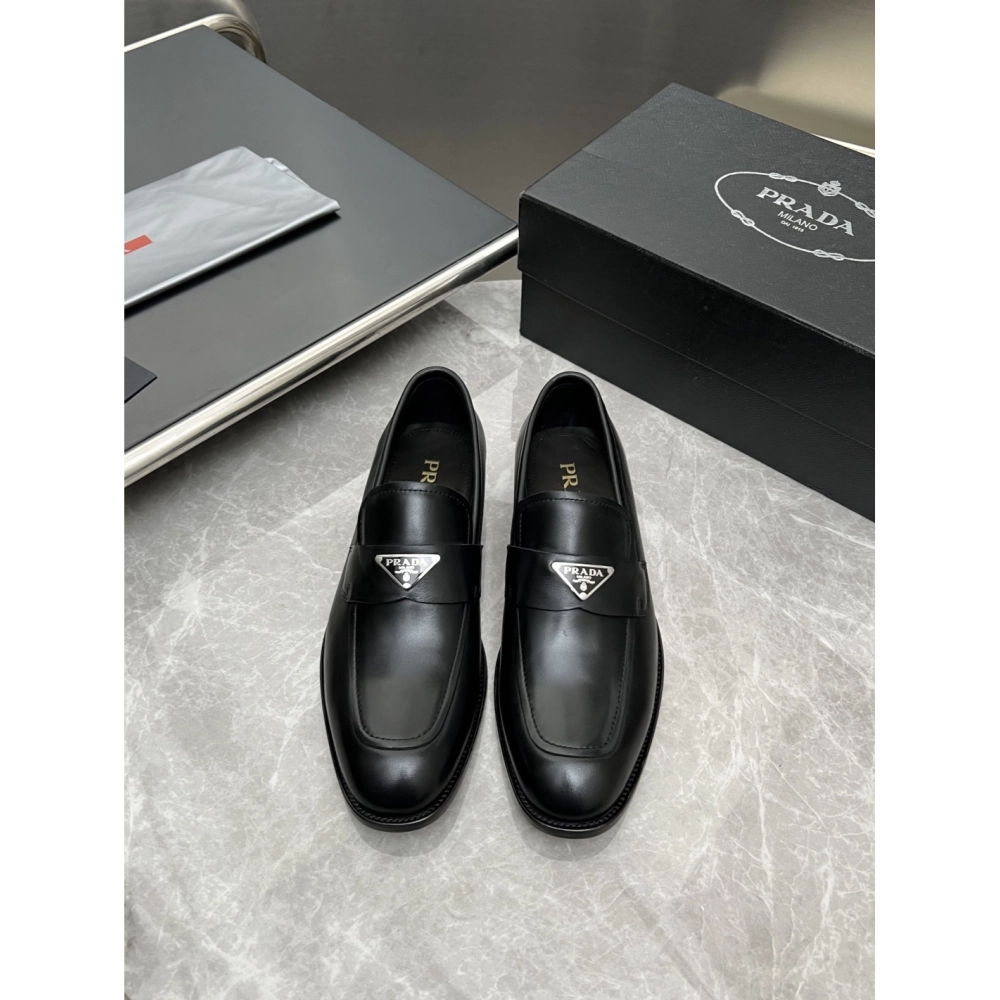 Prada leather shoes 019,PRADA SNEAKERS,Luxury Shoes