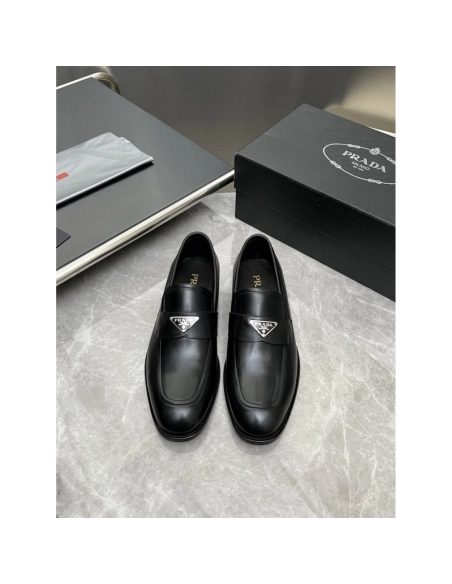 Prada leather shoes 019,PRADA SNEAKERS,Luxury Shoes