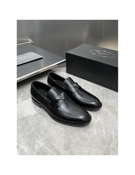 Prada leather shoes 019,PRADA SNEAKERS,Luxury Shoes