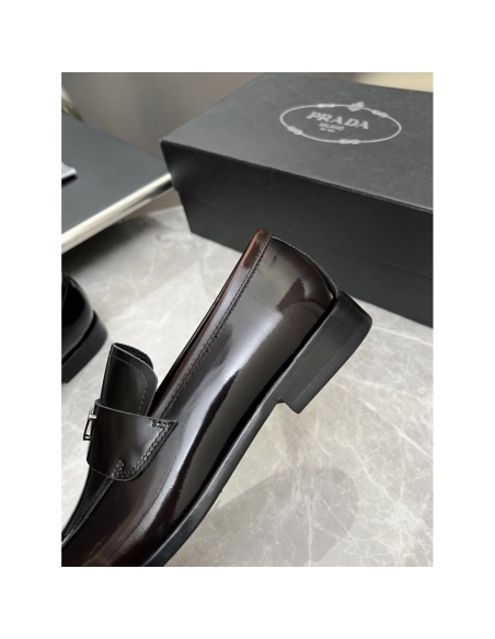 Prada leather shoes 020,PRADA SNEAKERS,Luxury Shoes