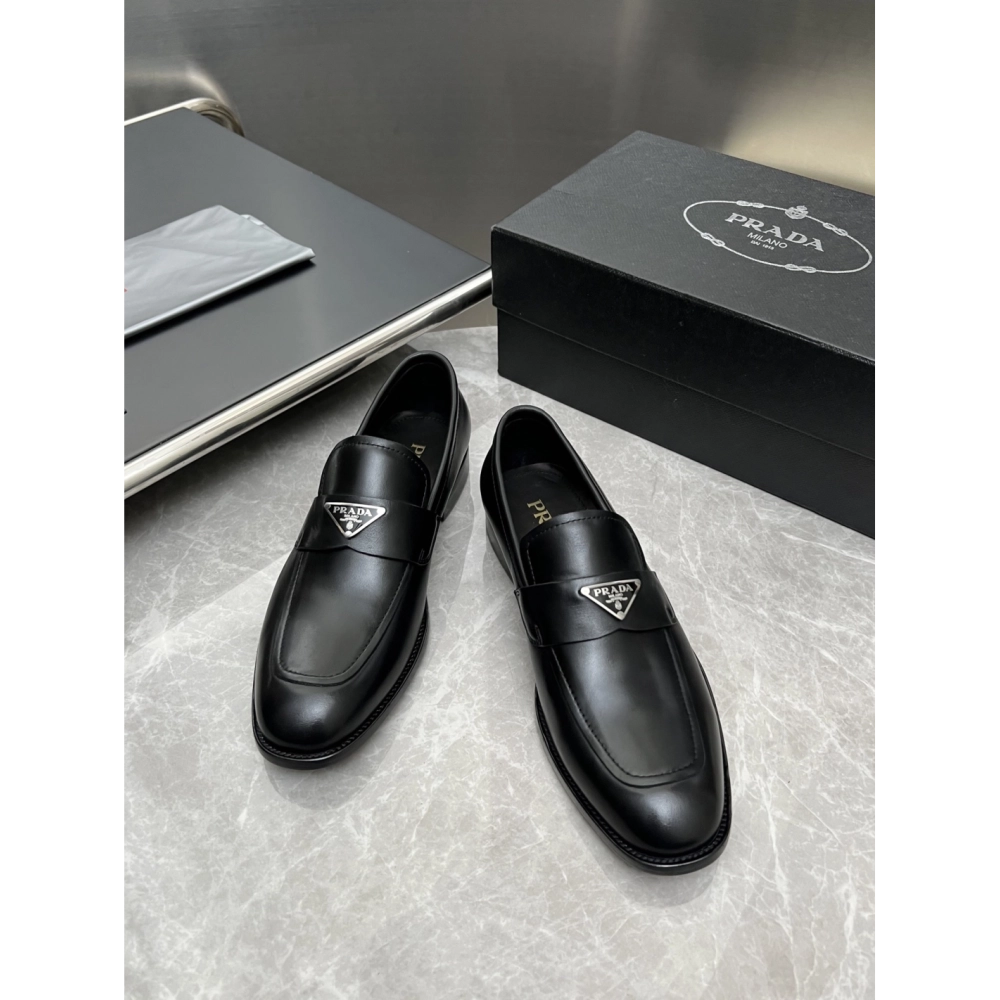 Prada leather shoes 019,PRADA SNEAKERS,Luxury Shoes