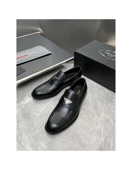 Prada leather shoes 019,PRADA SNEAKERS,Luxury Shoes