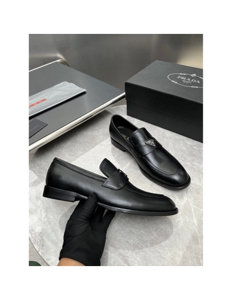 Prada leather shoes 019,PRADA SNEAKERS,Luxury Shoes