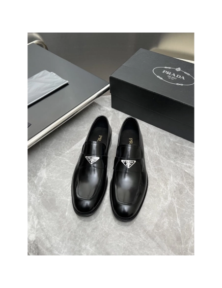Prada leather shoes 021,PRADA SNEAKERS,Luxury Shoes