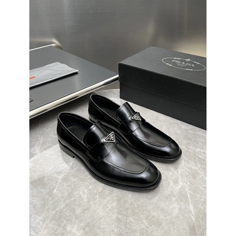 Prada leather shoes 021,PRADA SNEAKERS,Luxury Shoes