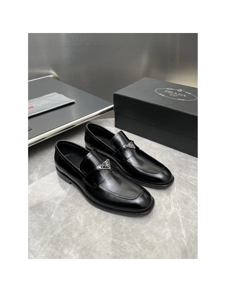 Prada leather shoes 021,PRADA SNEAKERS,Luxury Shoes