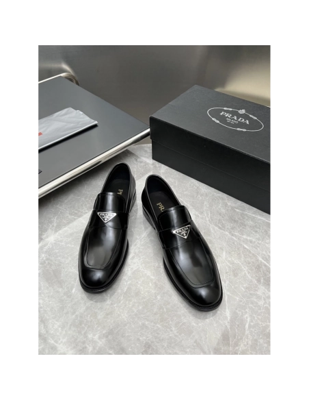 Prada leather shoes 021,PRADA SNEAKERS,Luxury Shoes