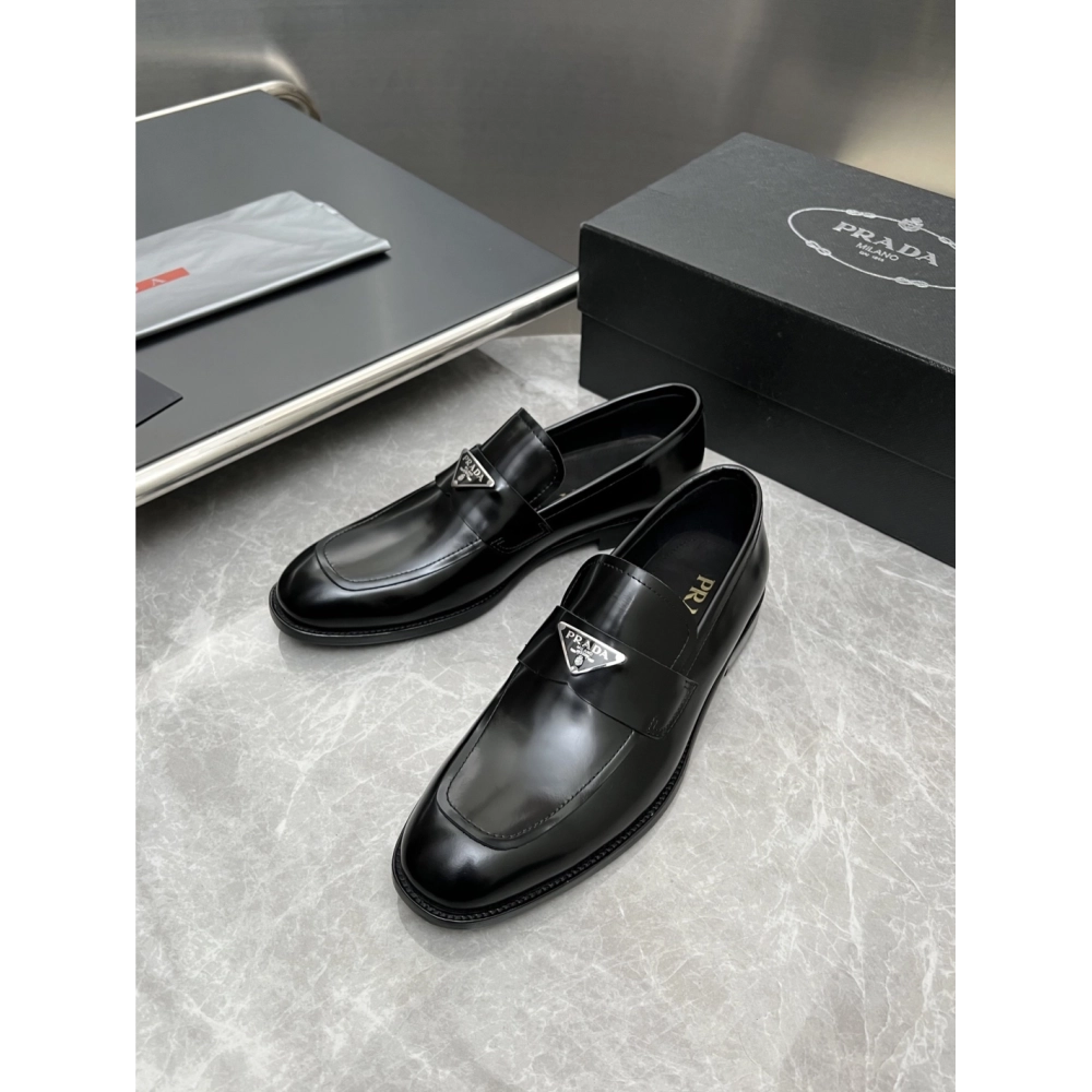 Prada leather shoes 021,PRADA SNEAKERS,Luxury Shoes