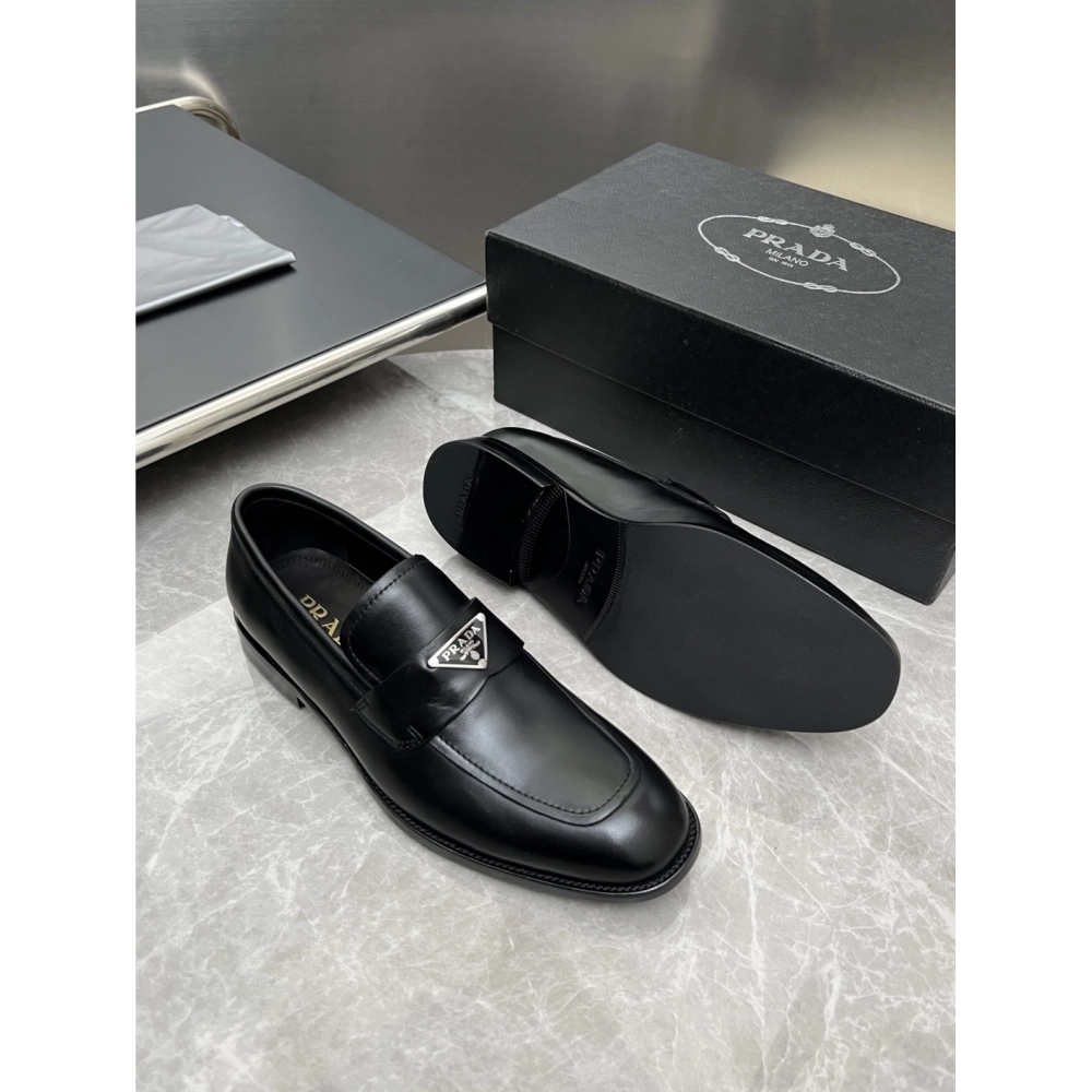 Prada leather shoes 019,PRADA SNEAKERS,Luxury Shoes