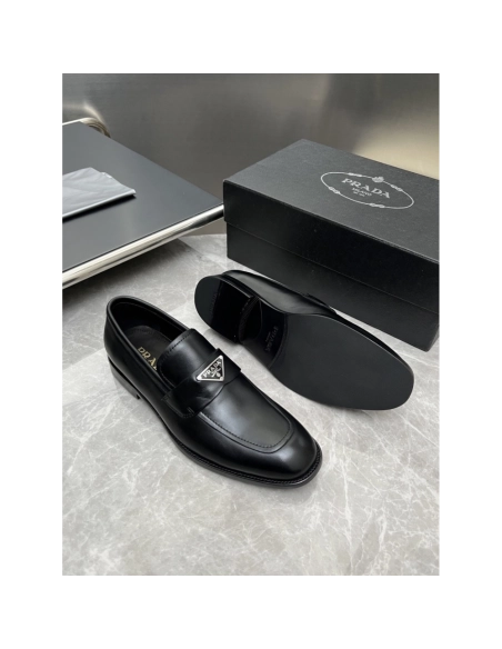 Prada leather shoes 019,PRADA SNEAKERS,Luxury Shoes