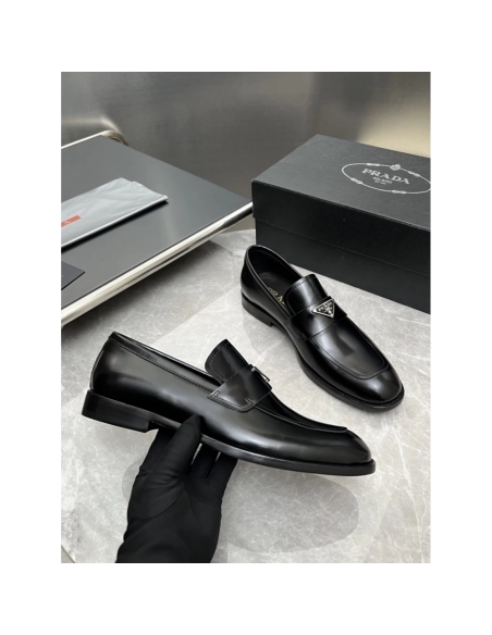 Prada leather shoes 021,PRADA SNEAKERS,Luxury Shoes