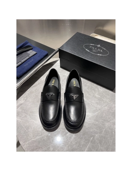 Prada leather shoes 015,PRADA SNEAKERS,Luxury Shoes