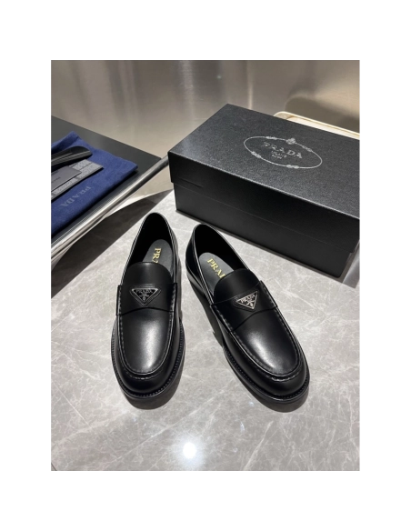 Prada leather shoes 015,PRADA SNEAKERS,Luxury Shoes
