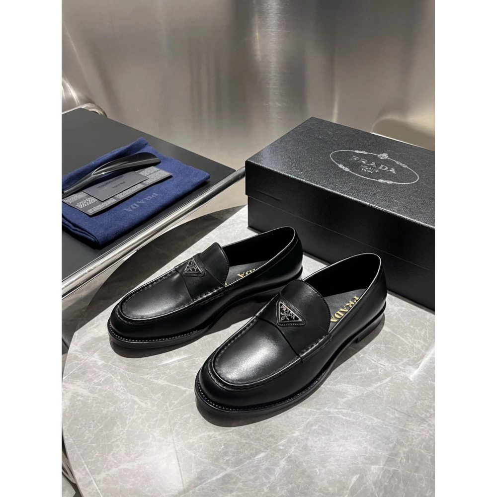 Prada leather shoes 015,PRADA SNEAKERS,Luxury Shoes