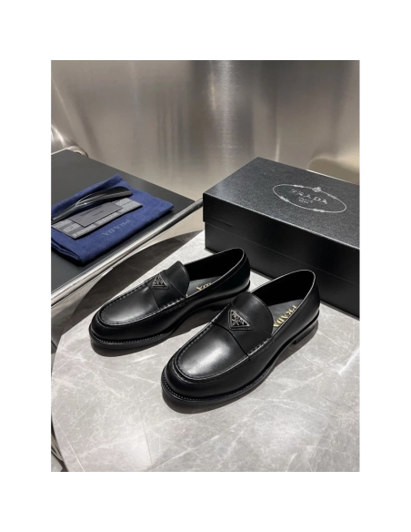 Prada leather shoes 015,PRADA SNEAKERS,Luxury Shoes
