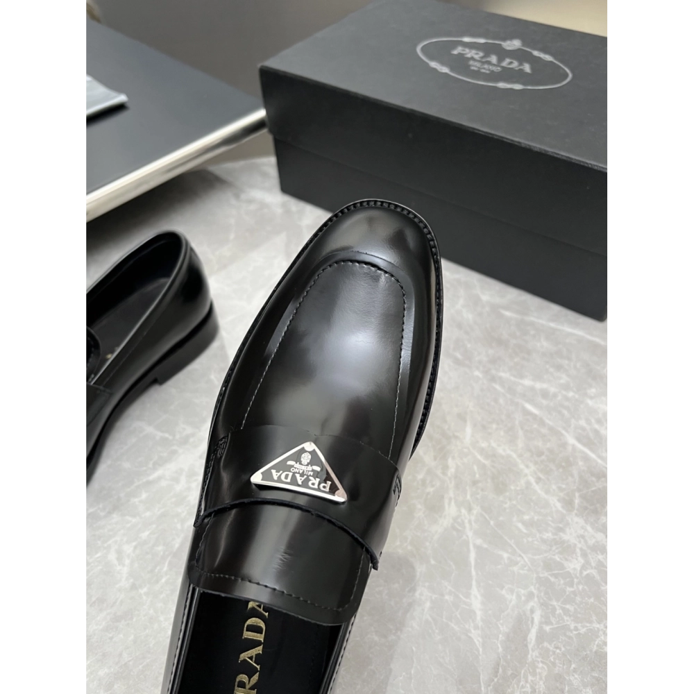 Prada leather shoes 021,PRADA SNEAKERS,Luxury Shoes