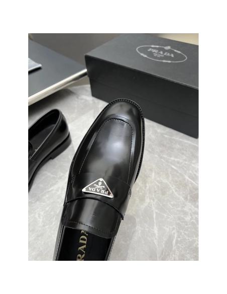 Prada leather shoes 021,PRADA SNEAKERS,Luxury Shoes