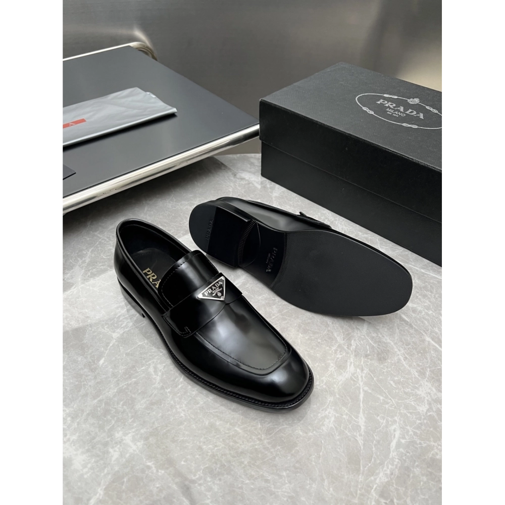 Prada leather shoes 021,PRADA SNEAKERS,Luxury Shoes