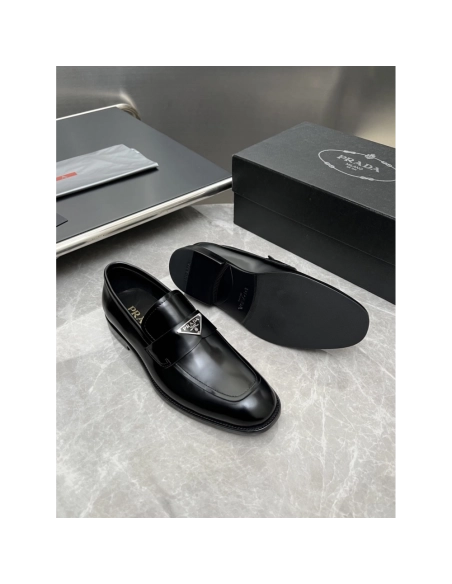 Prada leather shoes 021,PRADA SNEAKERS,Luxury Shoes
