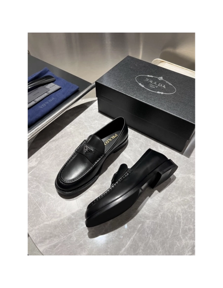 Prada leather shoes 015,PRADA SNEAKERS,Luxury Shoes