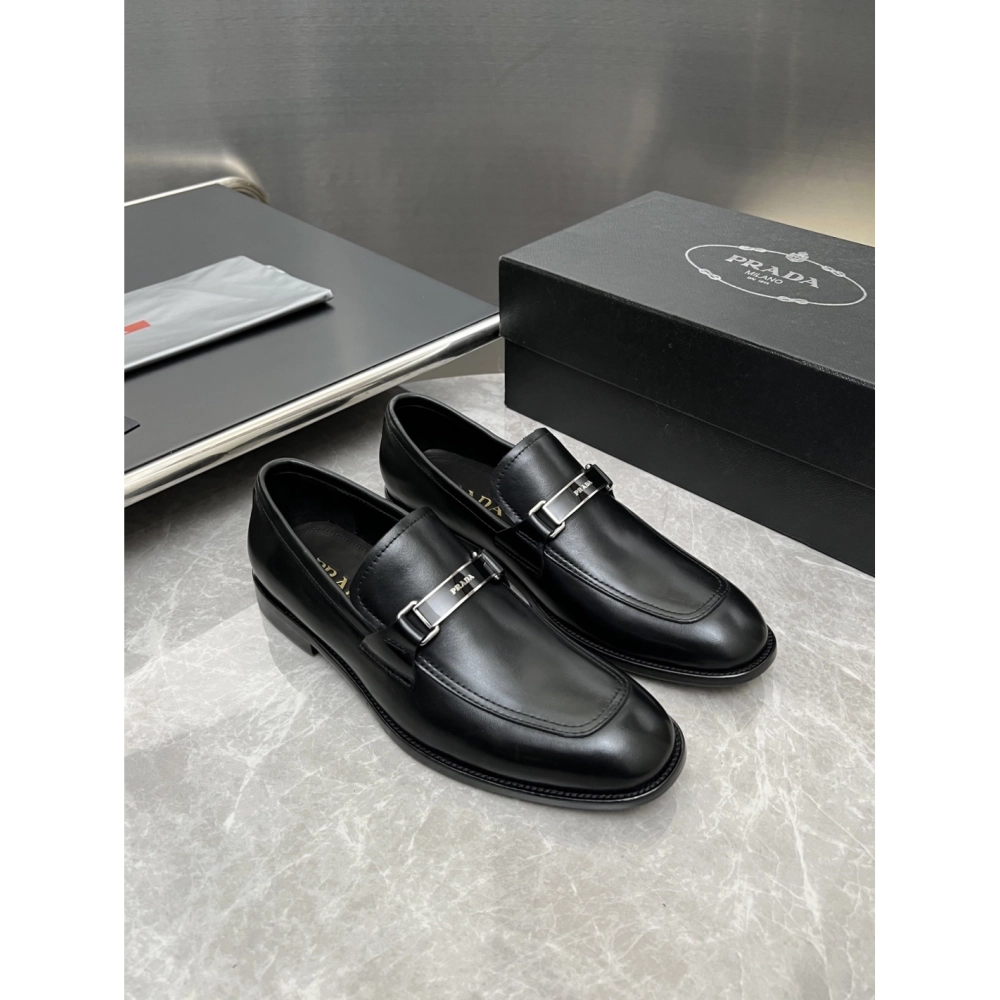 Prada leather shoes 022,PRADA SNEAKERS,Luxury Shoes