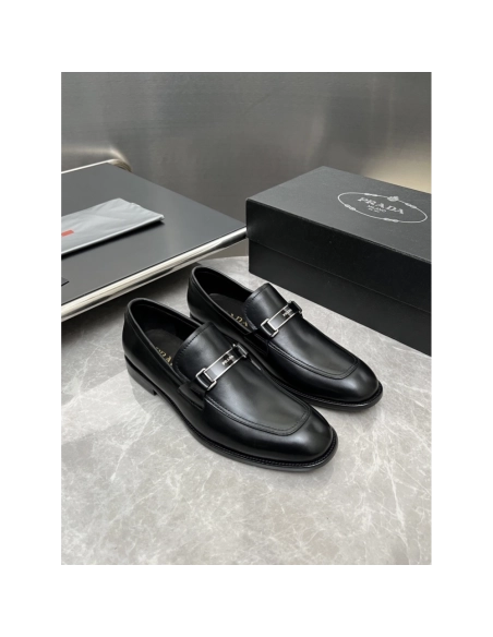 Prada leather shoes 022,PRADA SNEAKERS,Luxury Shoes