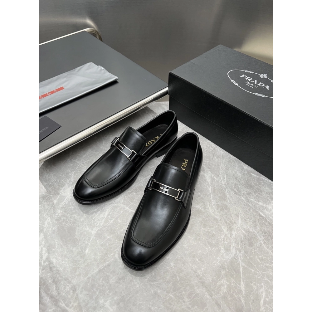 Prada leather shoes 022,PRADA SNEAKERS,Luxury Shoes