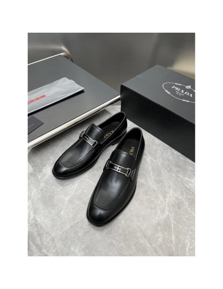 Prada leather shoes 022,PRADA SNEAKERS,Luxury Shoes