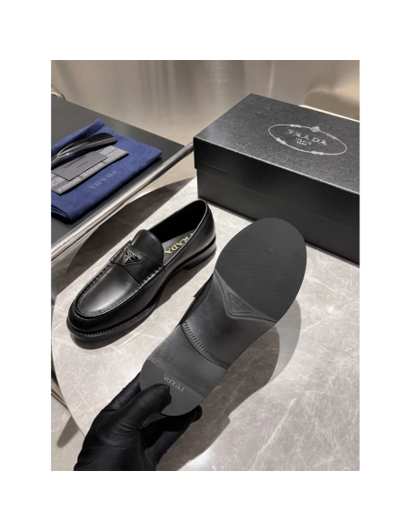 Prada leather shoes 015,PRADA SNEAKERS,Luxury Shoes