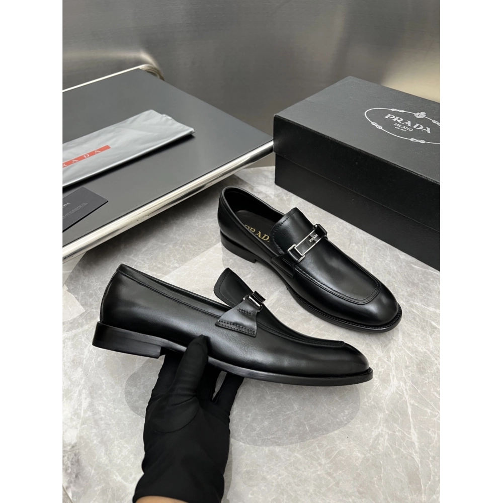 Prada leather shoes 022,PRADA SNEAKERS,Luxury Shoes