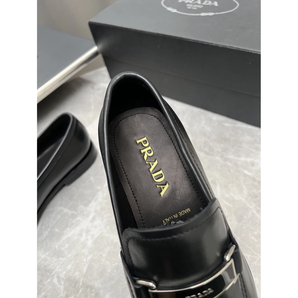 Prada leather shoes 022,PRADA SNEAKERS,Luxury Shoes