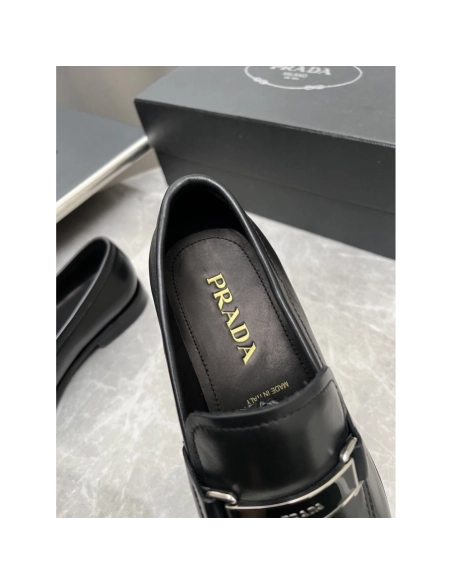 Prada leather shoes 022,PRADA SNEAKERS,Luxury Shoes