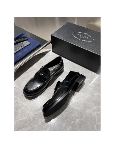 Prada leather shoes 016,PRADA SNEAKERS,Luxury Shoes