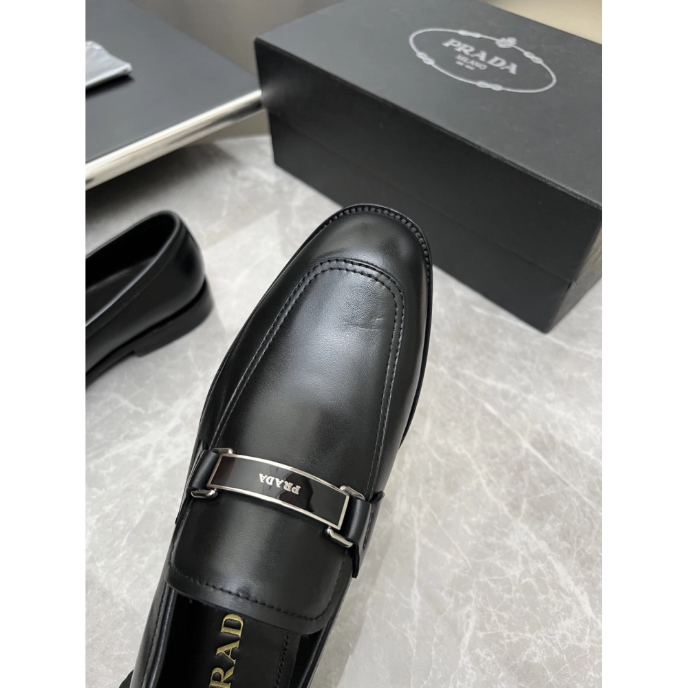 Prada leather shoes 022,PRADA SNEAKERS,Luxury Shoes