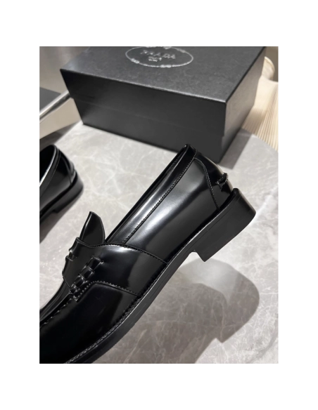 Prada leather shoes 016,PRADA SNEAKERS,Luxury Shoes