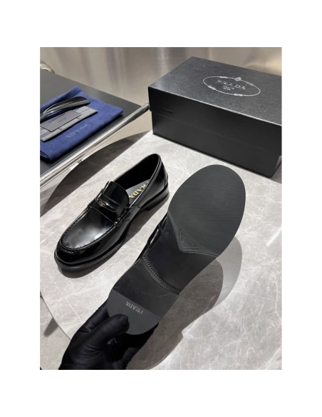 Prada leather shoes 016,PRADA SNEAKERS,Luxury Shoes
