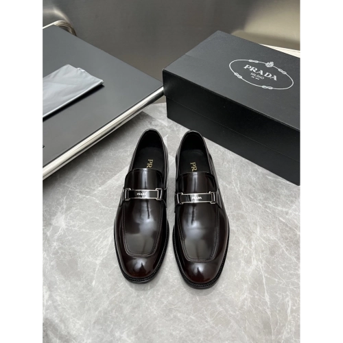 Prada leather shoes 023,PRADA SNEAKERS,Luxury Shoes