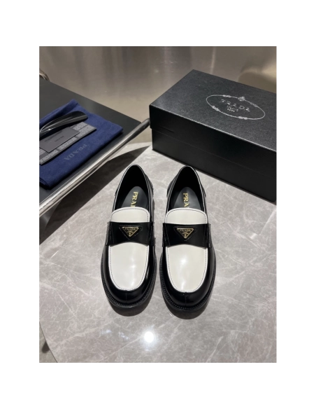 Prada leather shoes 017,PRADA SNEAKERS,Luxury Shoes