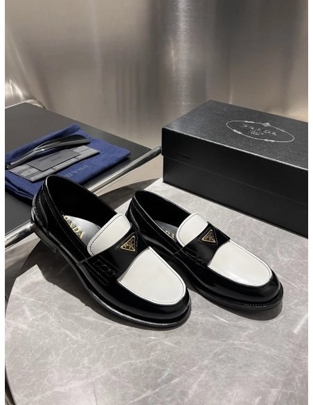 Prada leather shoes 017,PRADA SNEAKERS,Luxury Shoes