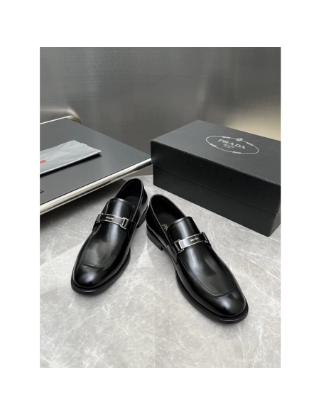 Prada leather shoes 024,PRADA SNEAKERS,Luxury Shoes
