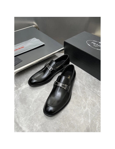 Prada leather shoes 024,PRADA SNEAKERS,Luxury Shoes