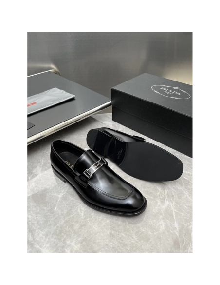 Prada leather shoes 024,PRADA SNEAKERS,Luxury Shoes