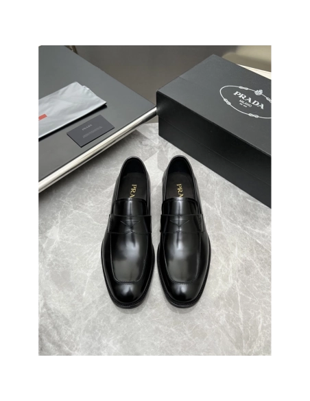Prada leather shoes 025,PRADA SNEAKERS,Luxury Shoes