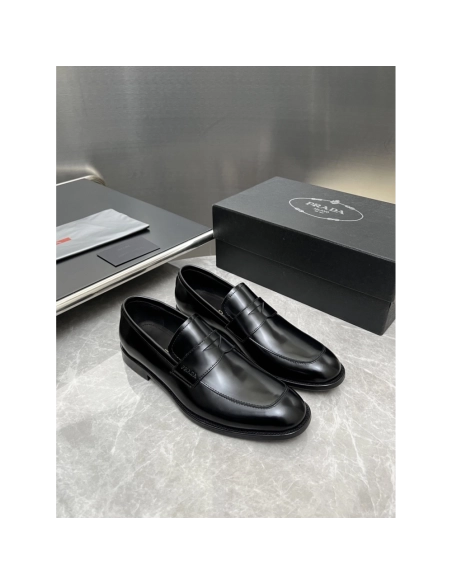 Prada leather shoes 025,PRADA SNEAKERS,Luxury Shoes